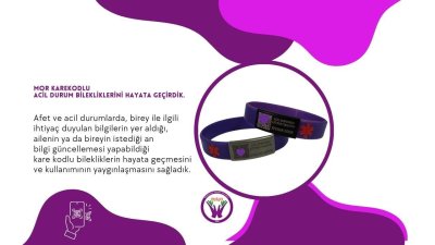 KAREKODLU ACİL DURUM BİLEKLİĞİ