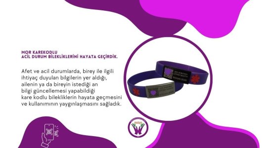 KAREKODLU ACİL DURUM BİLEKLİĞİ