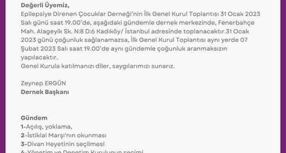 Genel Kurul Toplantısı